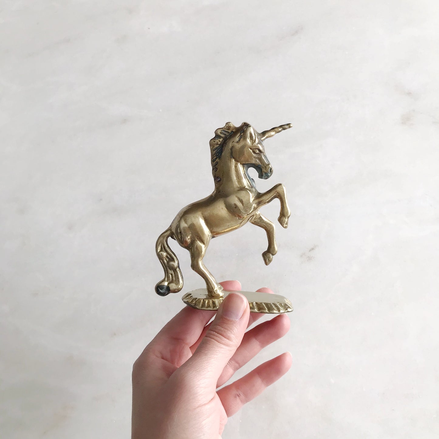 Vintage Brass Unicorn