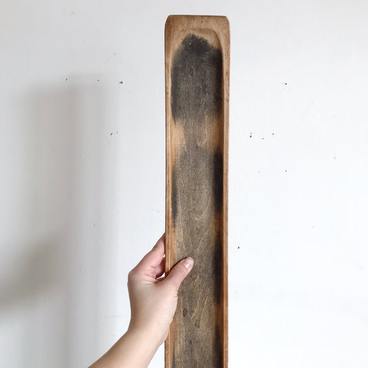 Antique Wooden French Baguette Tray, 42"