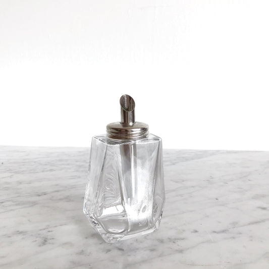 Vintage Etched Glass Bottle / Decanter
