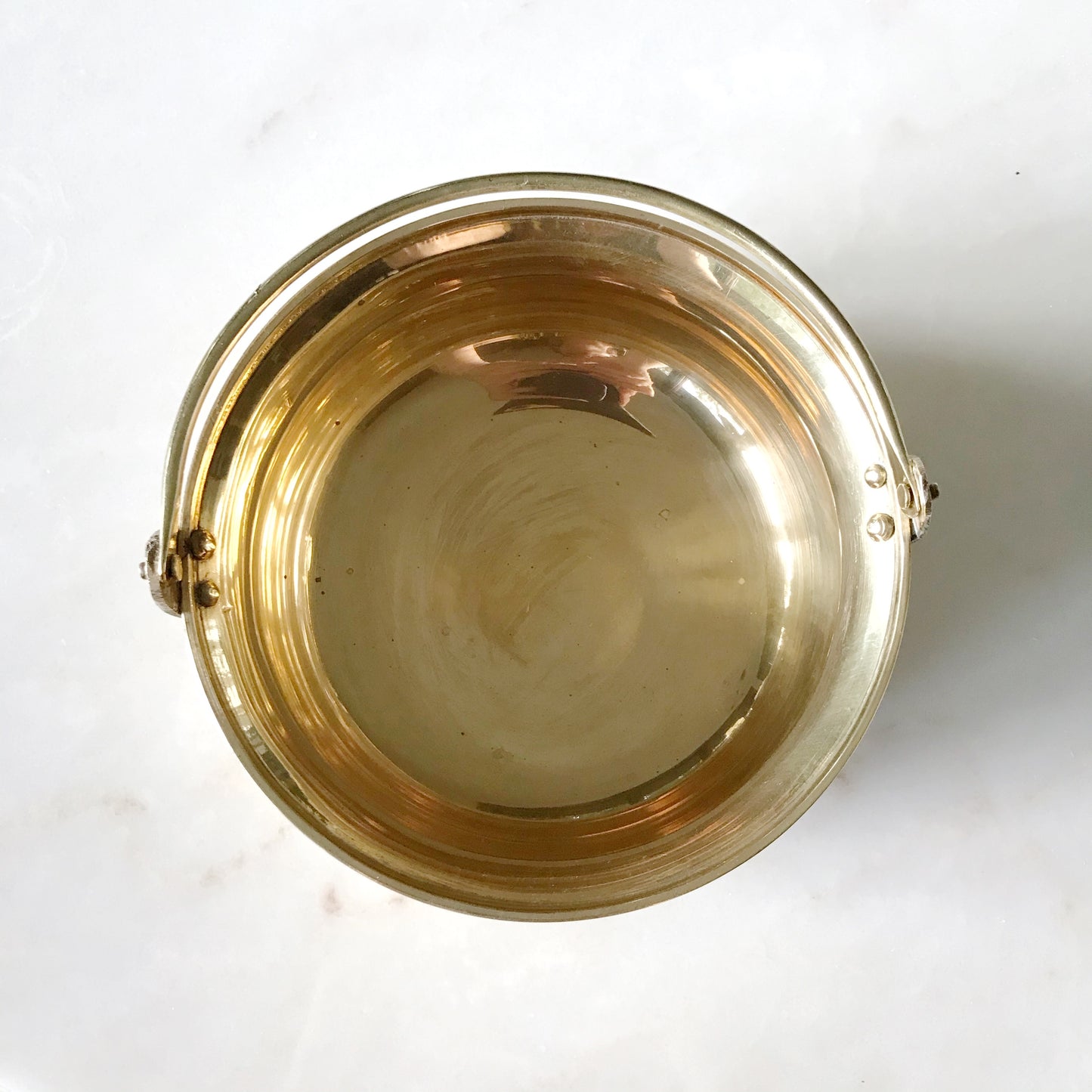 Heavy Vintage Brass Container, India