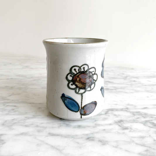 Vintage 70's Scandi Flower Coffee Mug