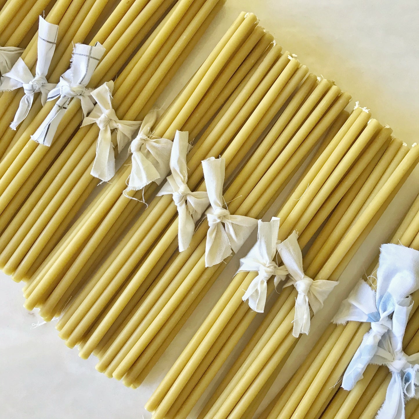 Bundle of 10” Beeswax Candles, 12 ct