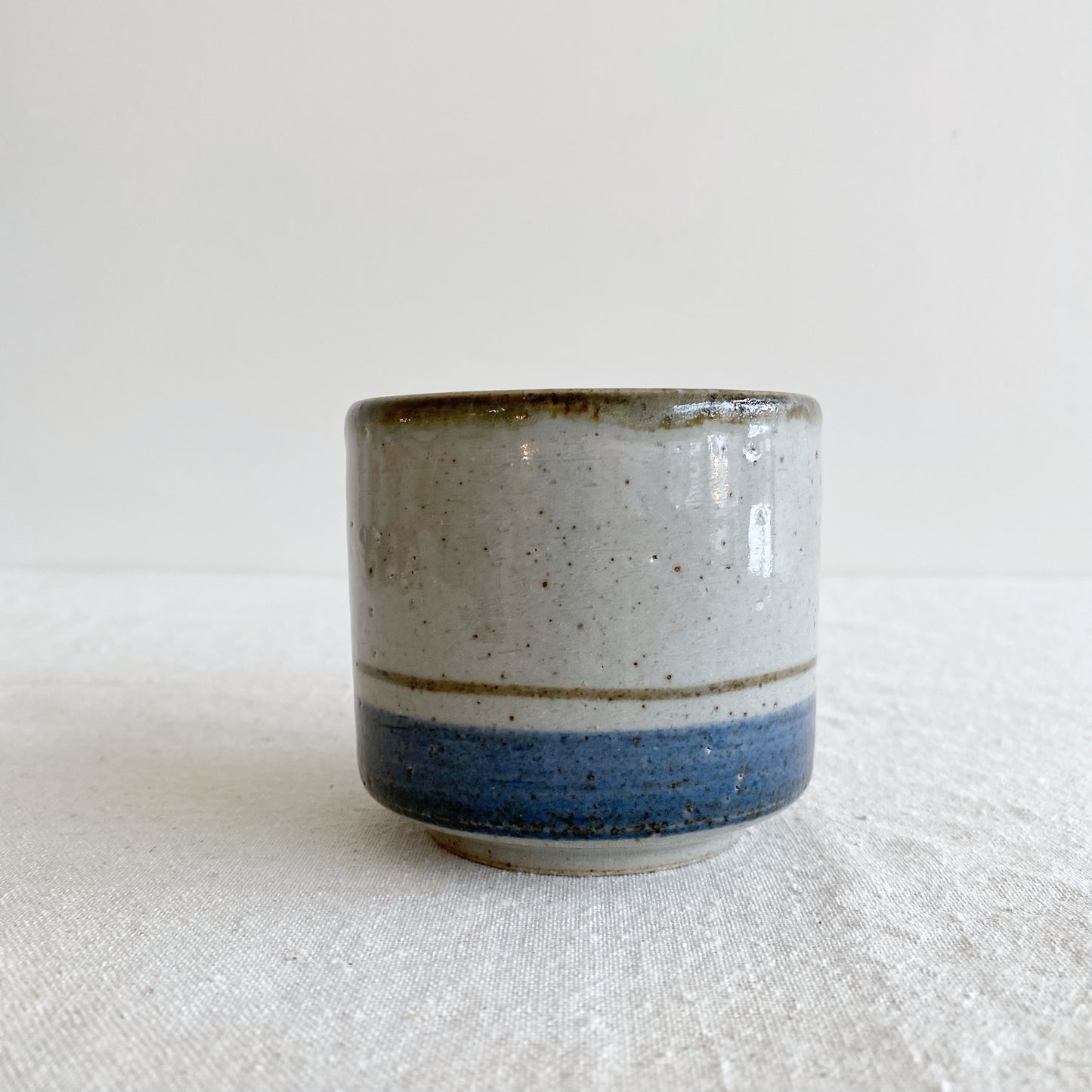Set of 6 Vintage Stoneware Mugs