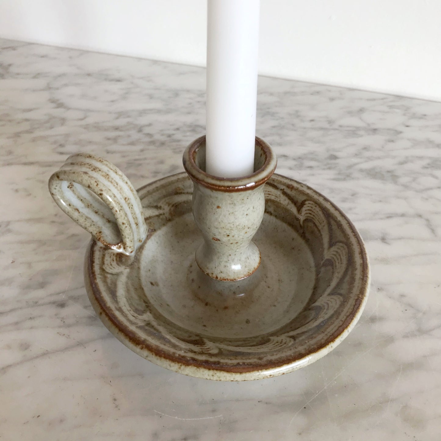 Simple Handcrafted Pottery Candle Holder