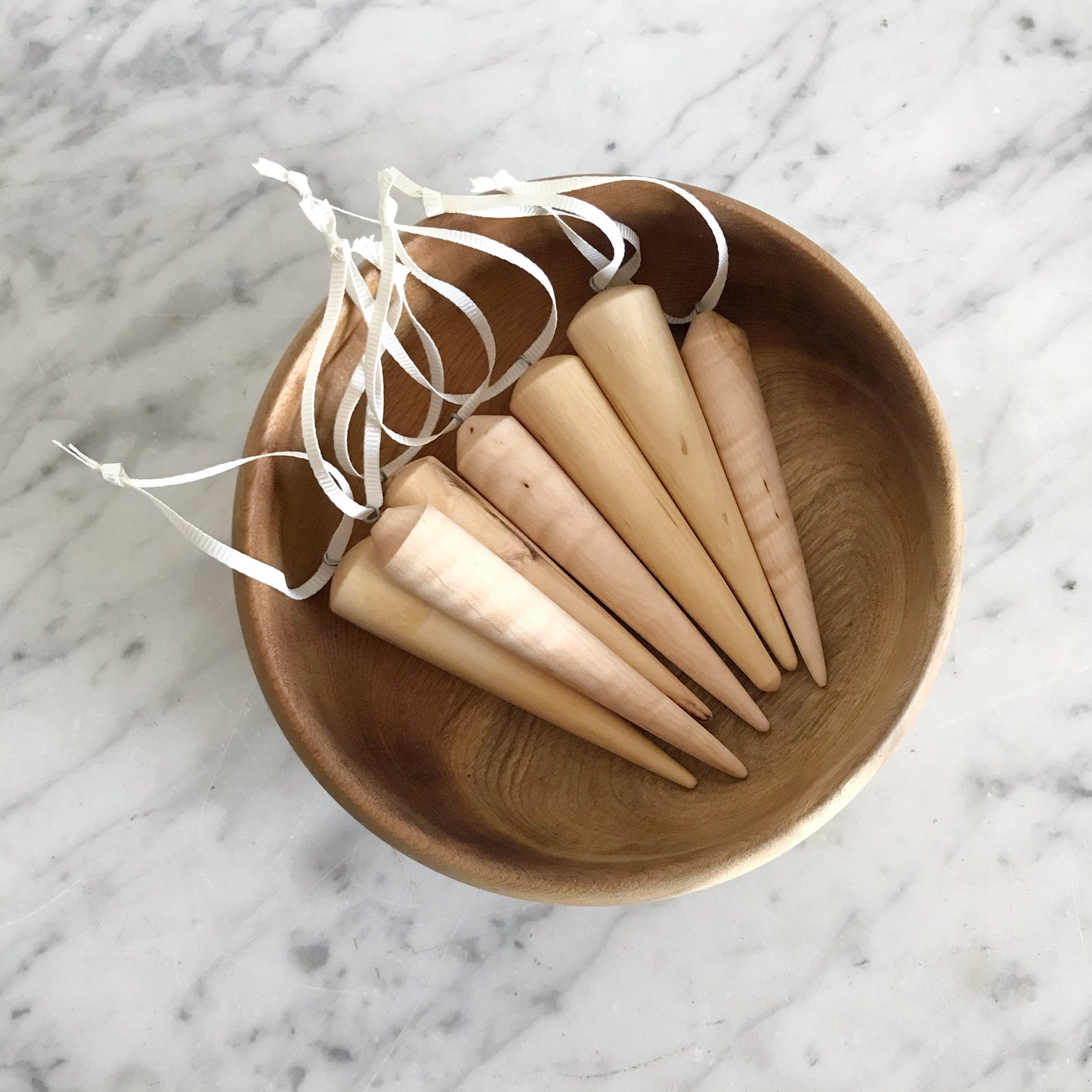 20% OFF: Wooden Heirloom Ornament, Icicle