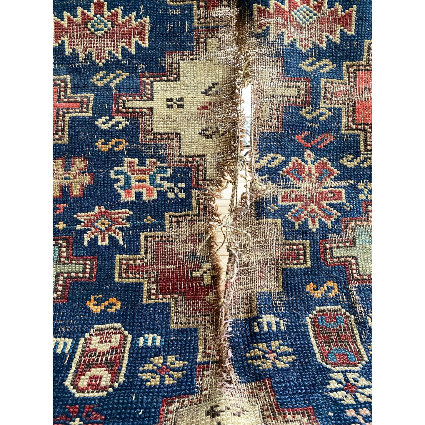 Antique Hand-knotted Persian Rug (5' x 3' 4")