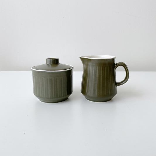 Vintage Ceramic Cream + Sugar Set, Japan