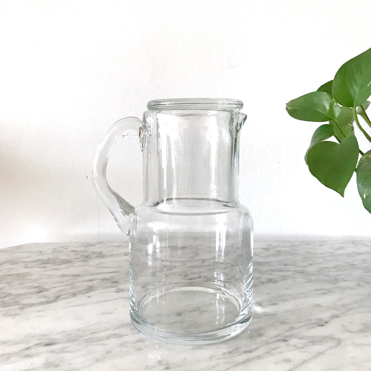 Glass Pitcher & Cup Set