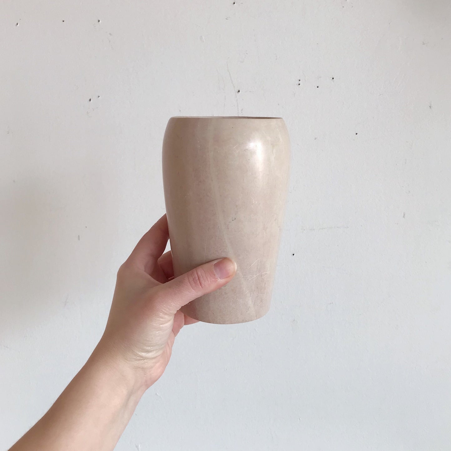 Minimalist Soapstone Vase, 6”