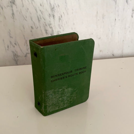 Vintage Newspaper Route Binder