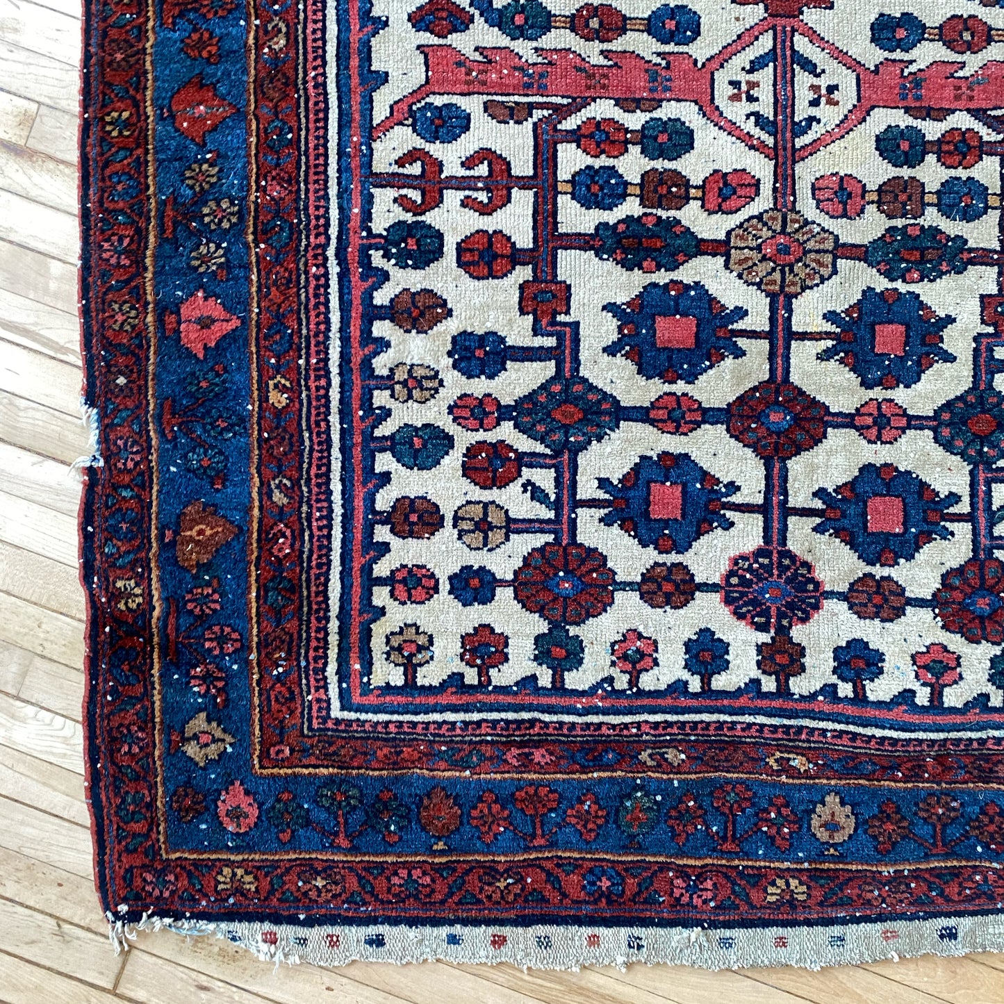 Vintage Hand-knotted Wool Rug (3’8” x 6’8”)