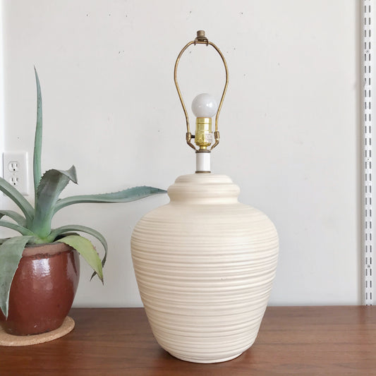 Vintage Textured Ceramic Lamp Base