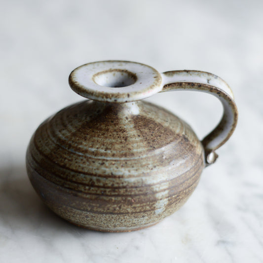 Vintage Handcrafted Pottery Vase, 3”