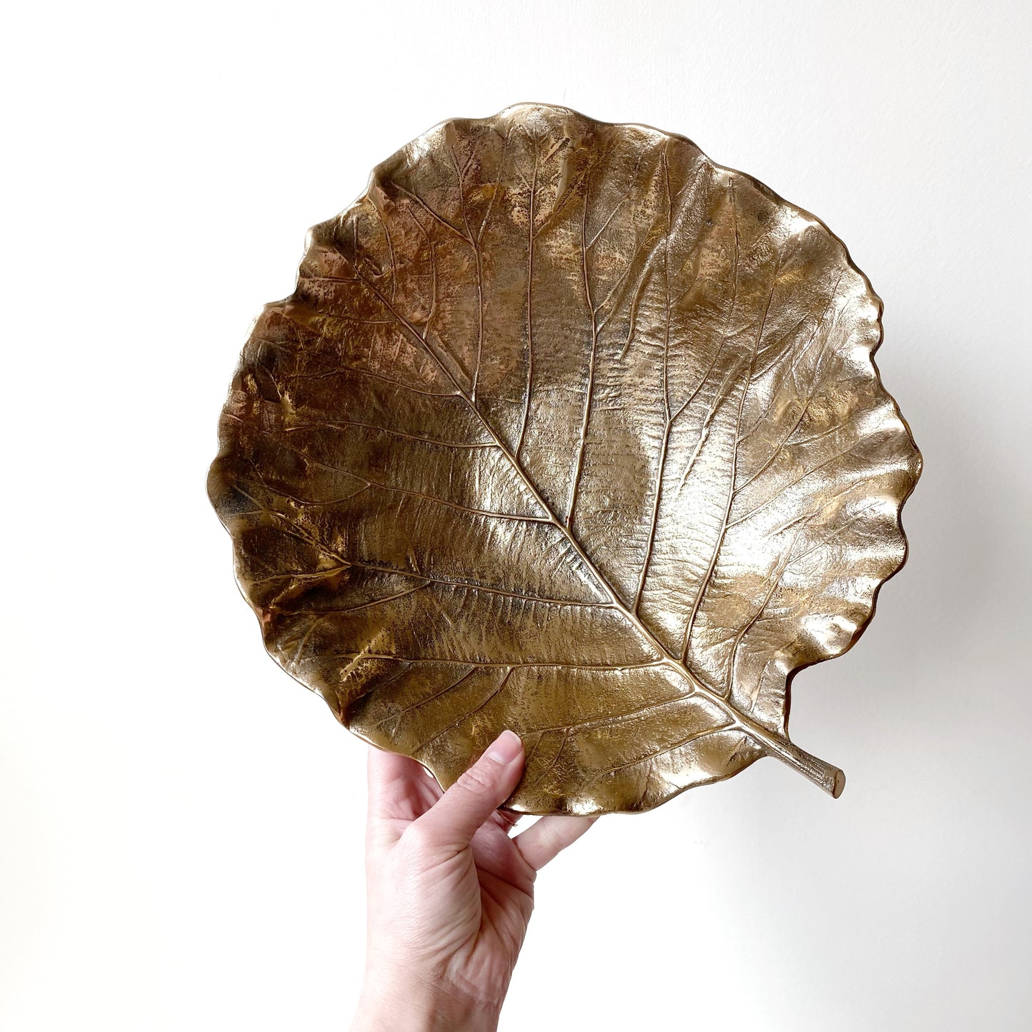 Found Oversized Leaf Bowl