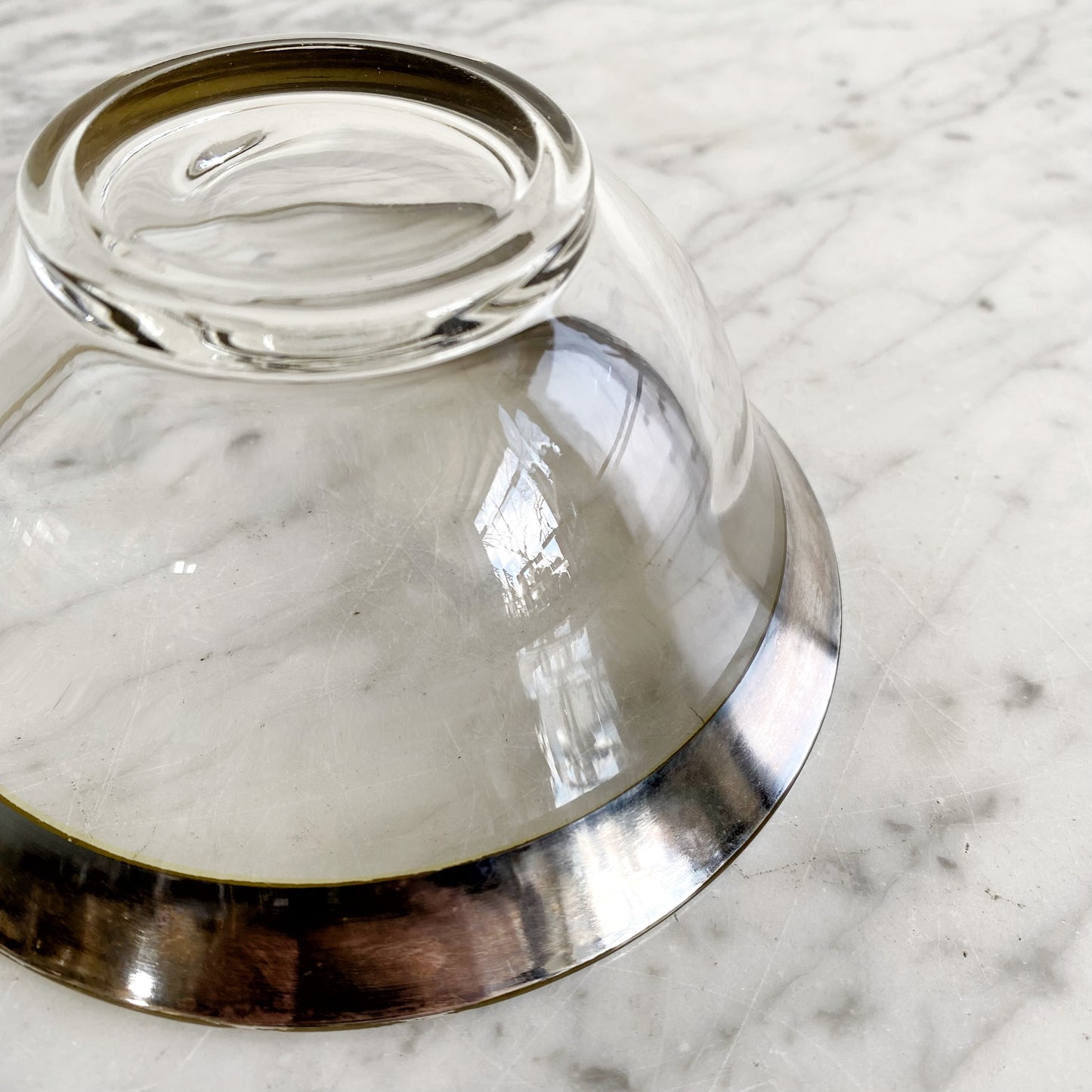 Mid-Century Modern Glass Dish, 5.5"