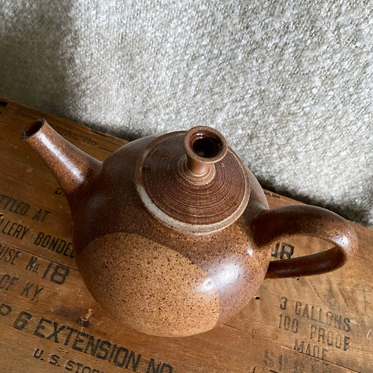 Vintage Wabi Sabi Pottery Teapot