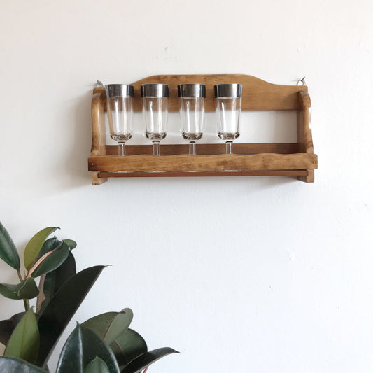 Vintage Wooden Spice Rack
