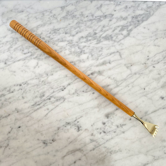 Vintage Gold Hand Back Scratcher
