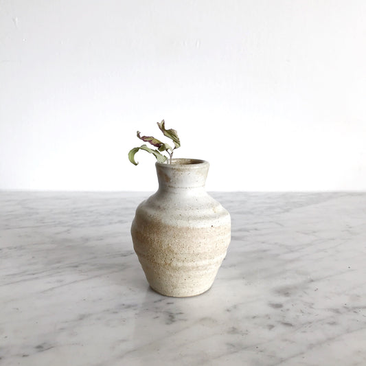 Small Pottery Bud Vase, 3-5/8”