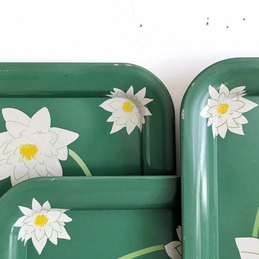 Vintage Tin Water Lily Tray (Single)