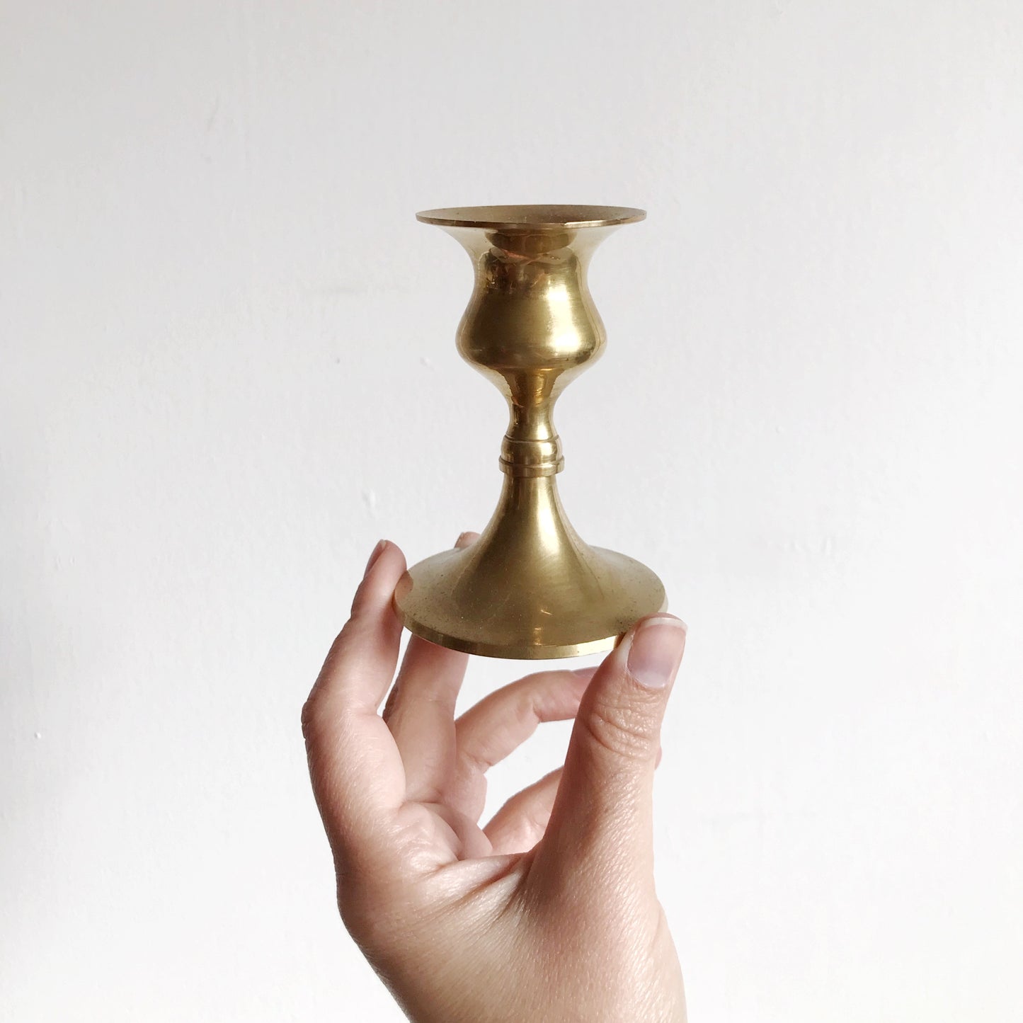 Vintage Brass Candlestick Holder