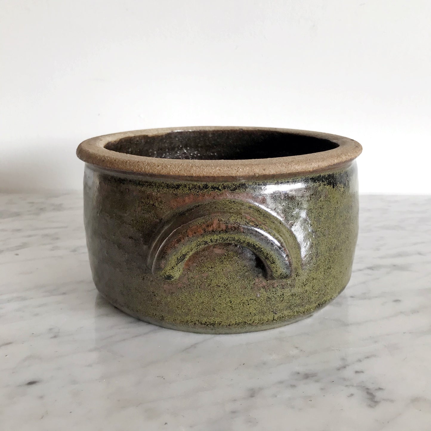 Heavy Vintage Pottery Crock / Planter