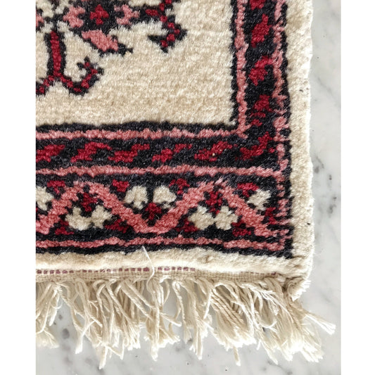 Vintage Wool Rug Sample, “MAE”