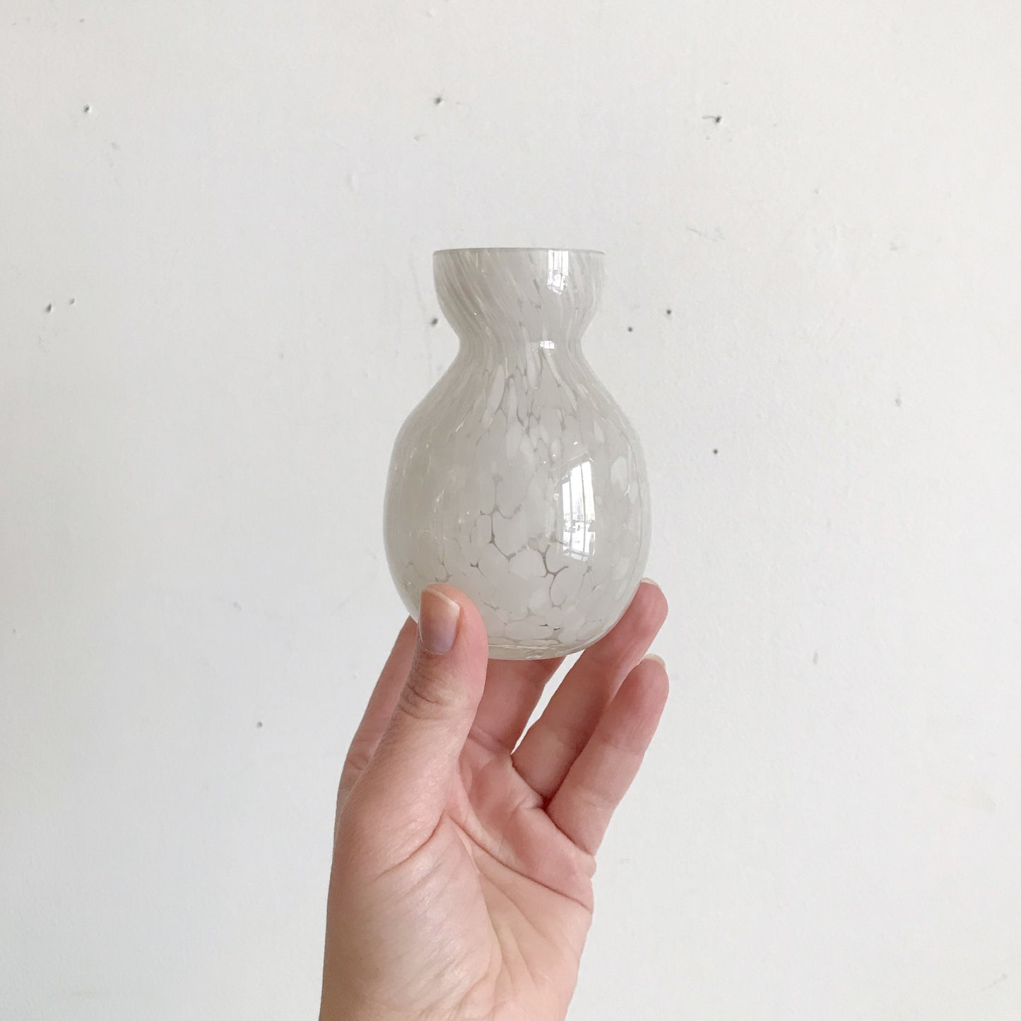 Art Glass Bud Vase, 4”