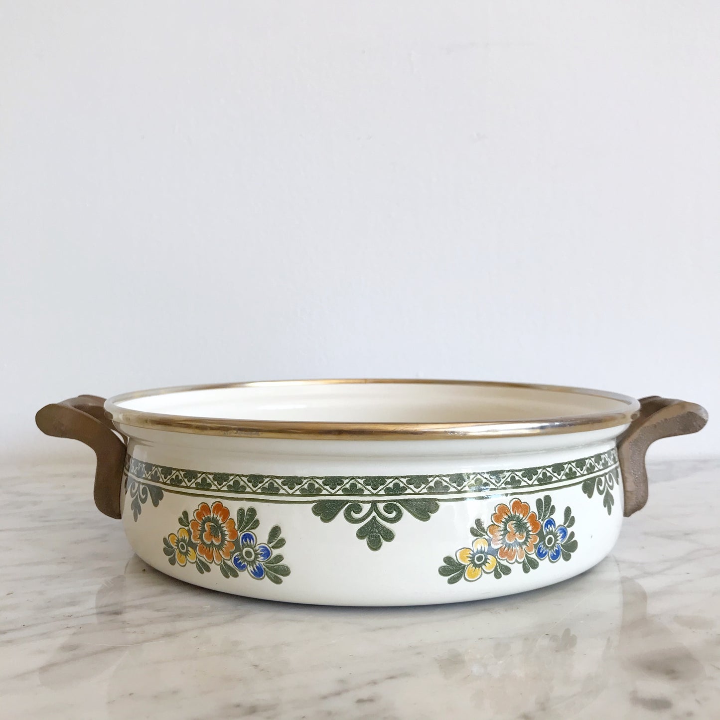 Vintage Enamelware Pan by Asta
