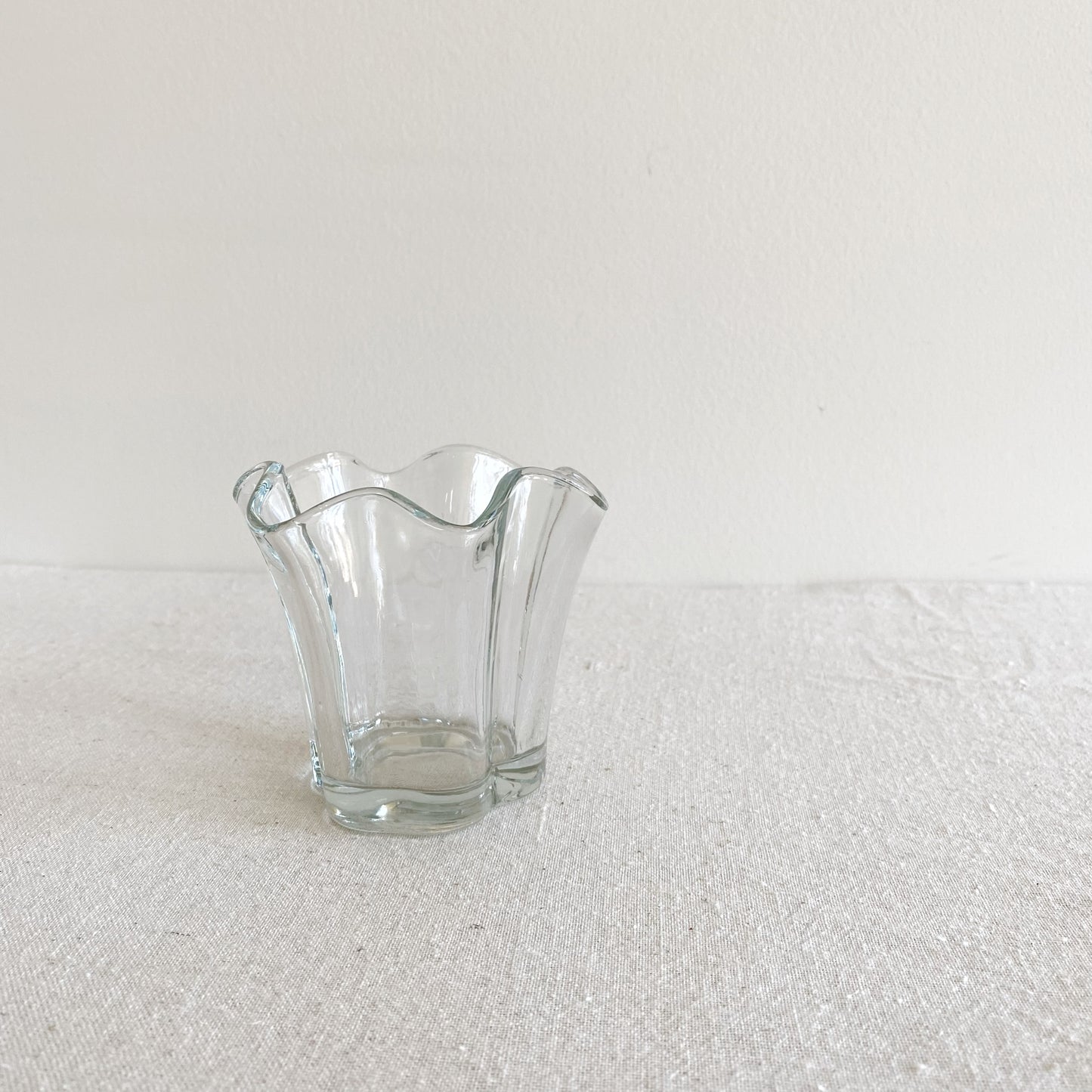 Petite Wavy Glass Vase