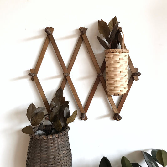 Slender Woven Hanging Basket