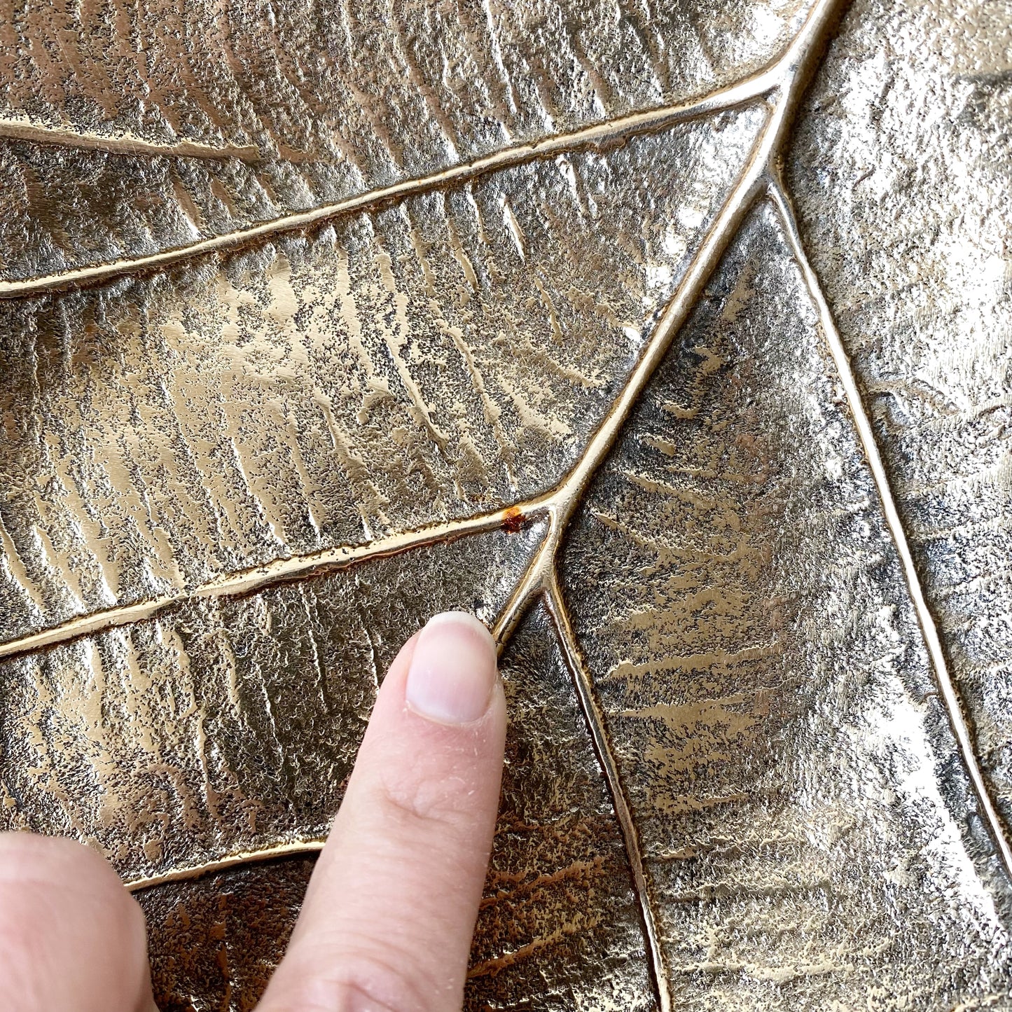 Found Oversized Leaf Bowl