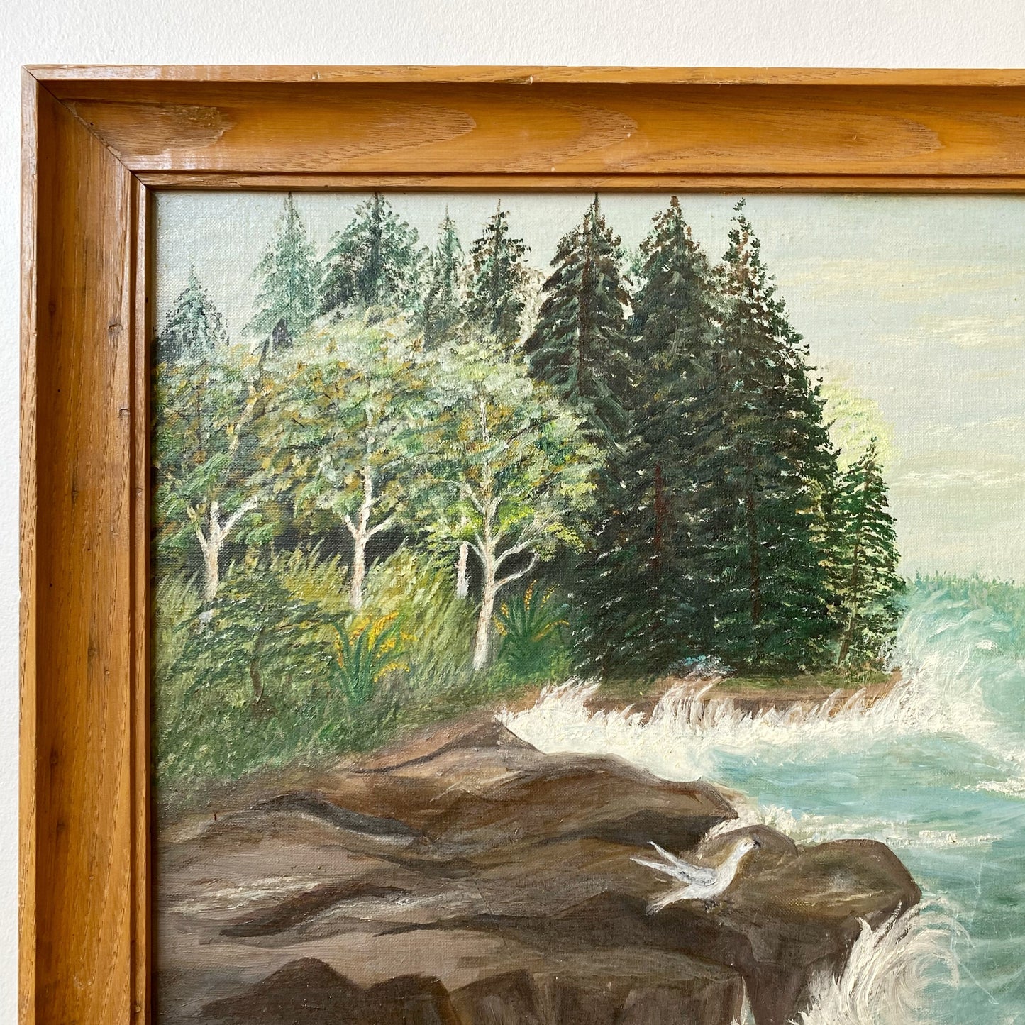 Vintage Original “North Shore” Oil Painting (1959)