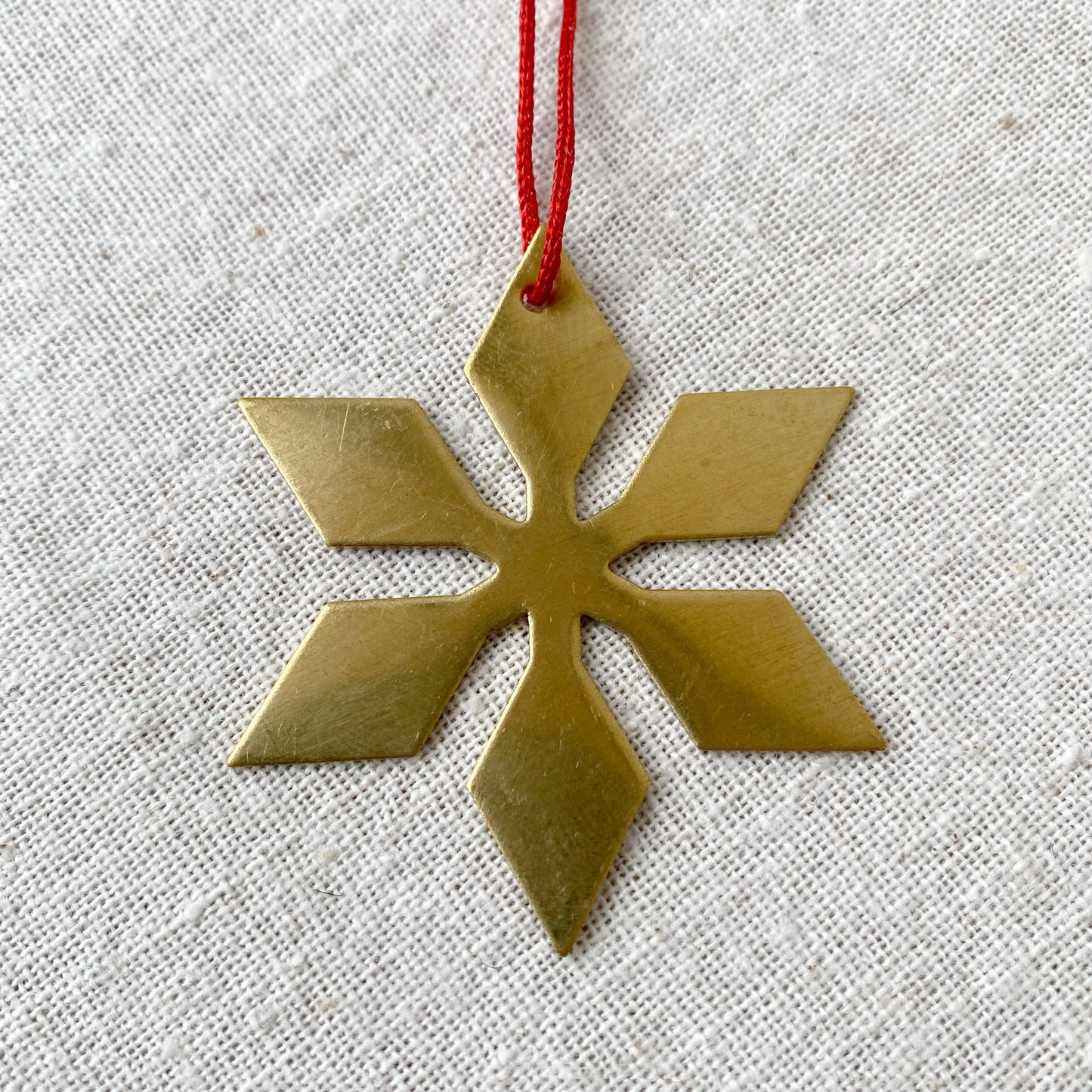 Brass Snowflake Ornament, Choose