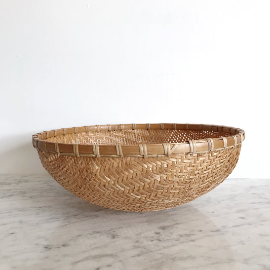 XL Vintage Winnowing Basket, 16”