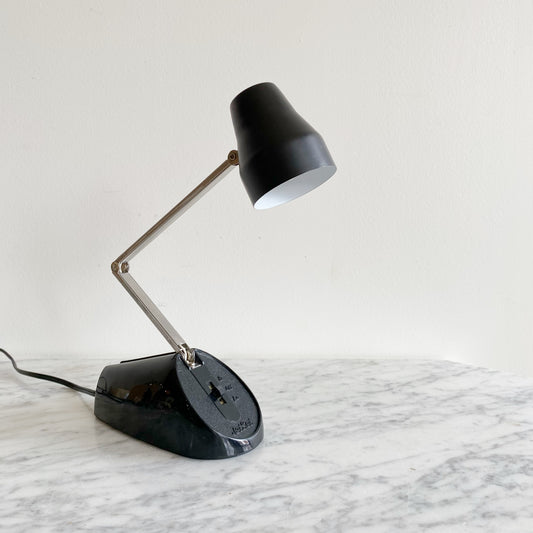 Vintage Petite Black Desk Lamp