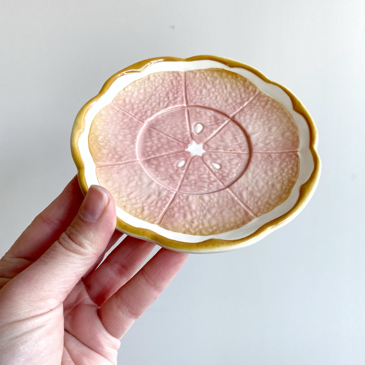 Vintage Ceramic Grapefruit Dish