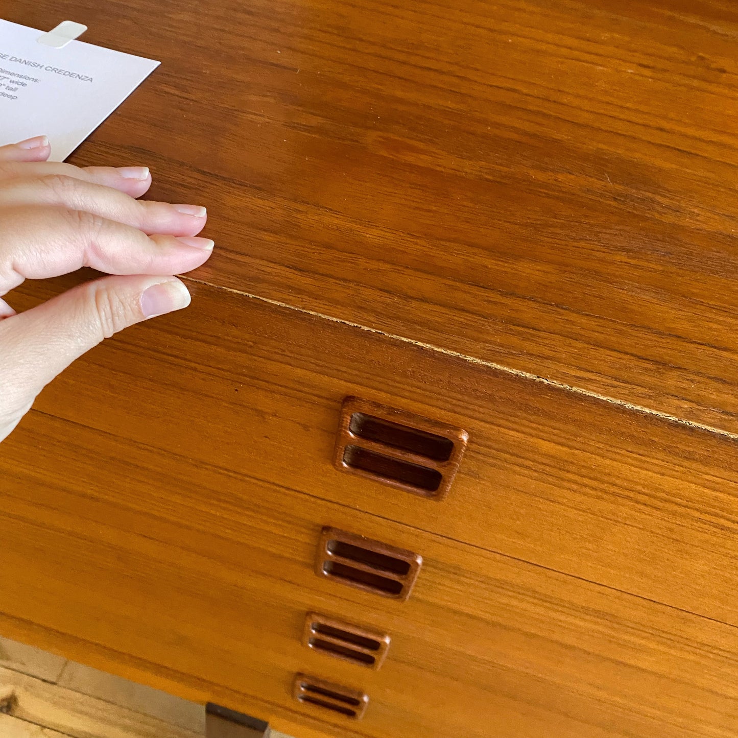 Vintage Danish Teak Credenza