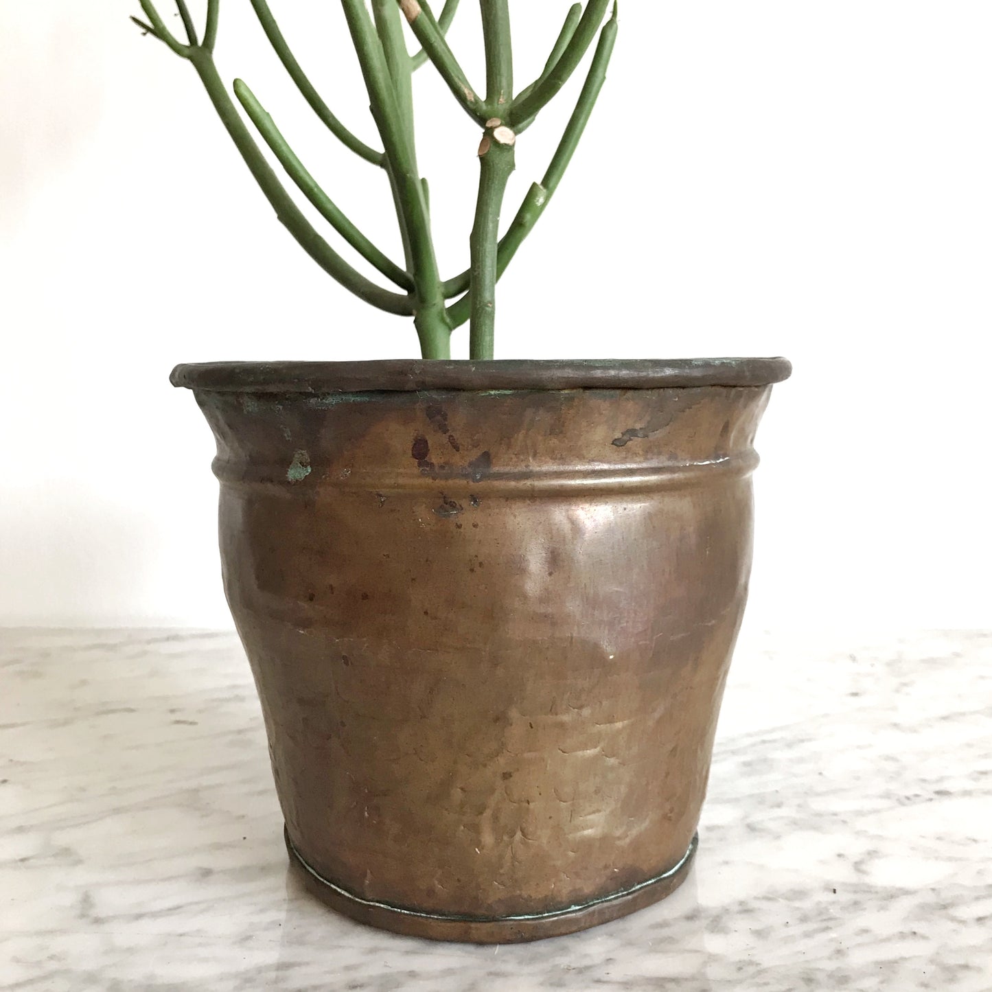 Vintage Copper Planter, 6”