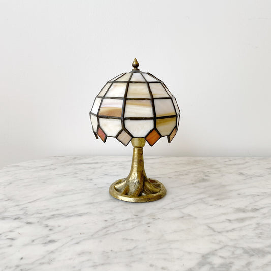 Small Stained Glass Nightlight Lamp