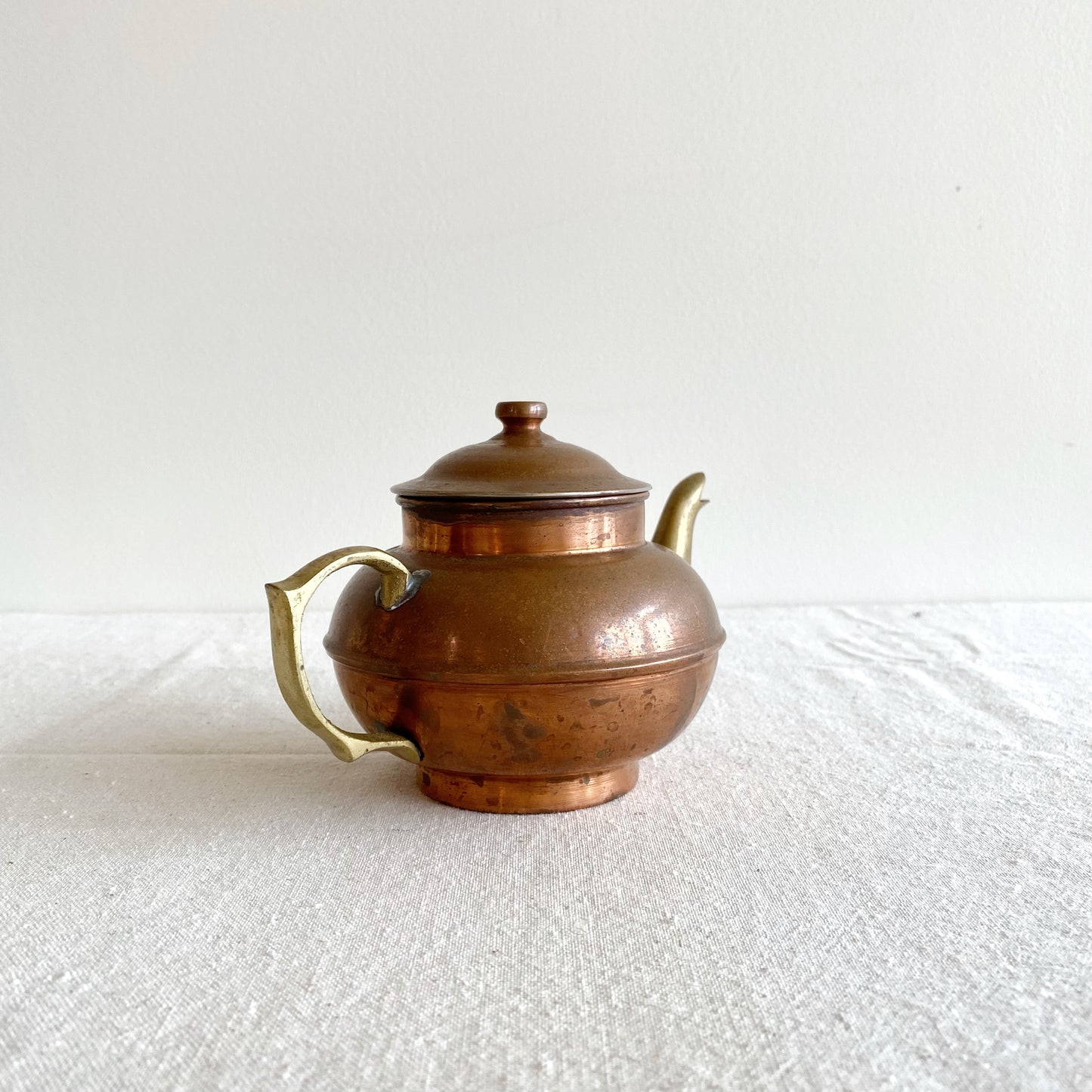 Small Vintage Copper Teapot