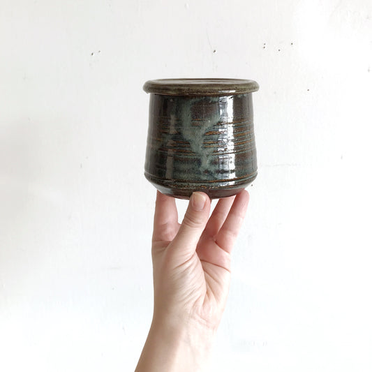 Handcrafted Stoneware French Butter Dish