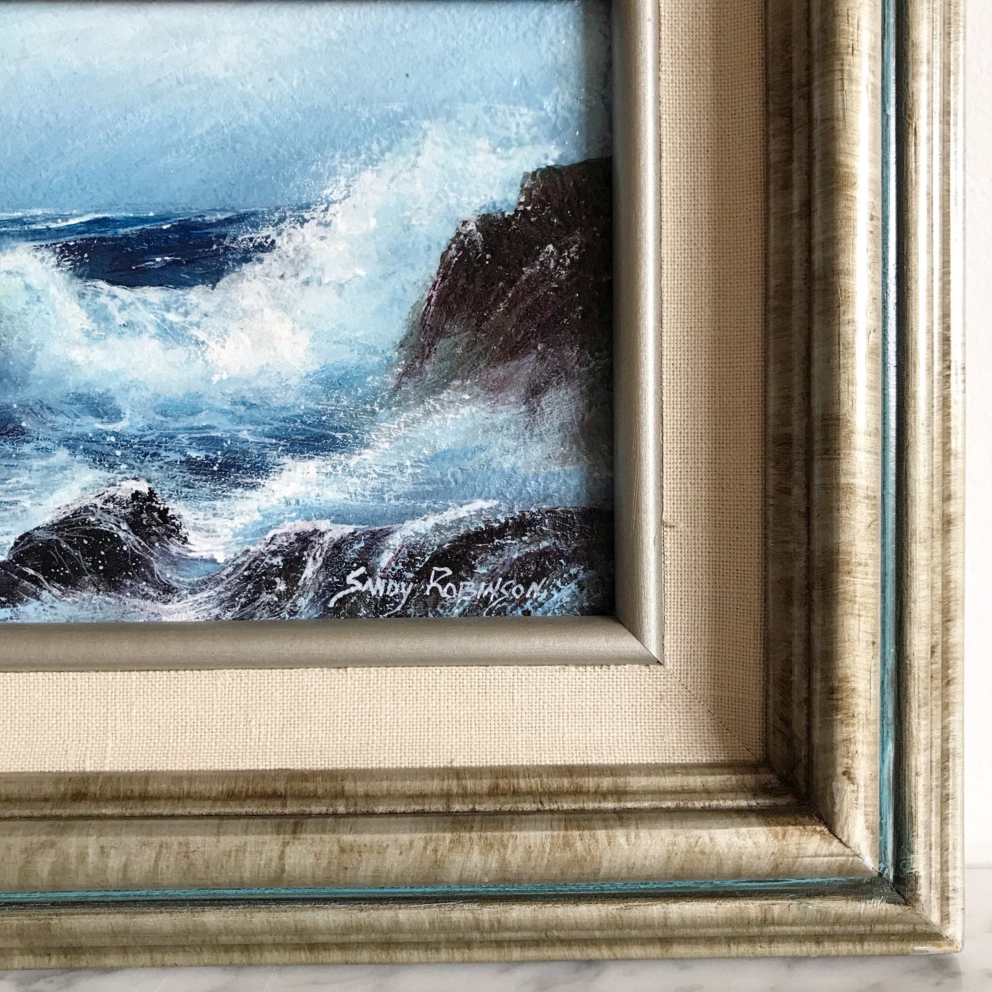 Original Seascape Painting, Sandy Robinson