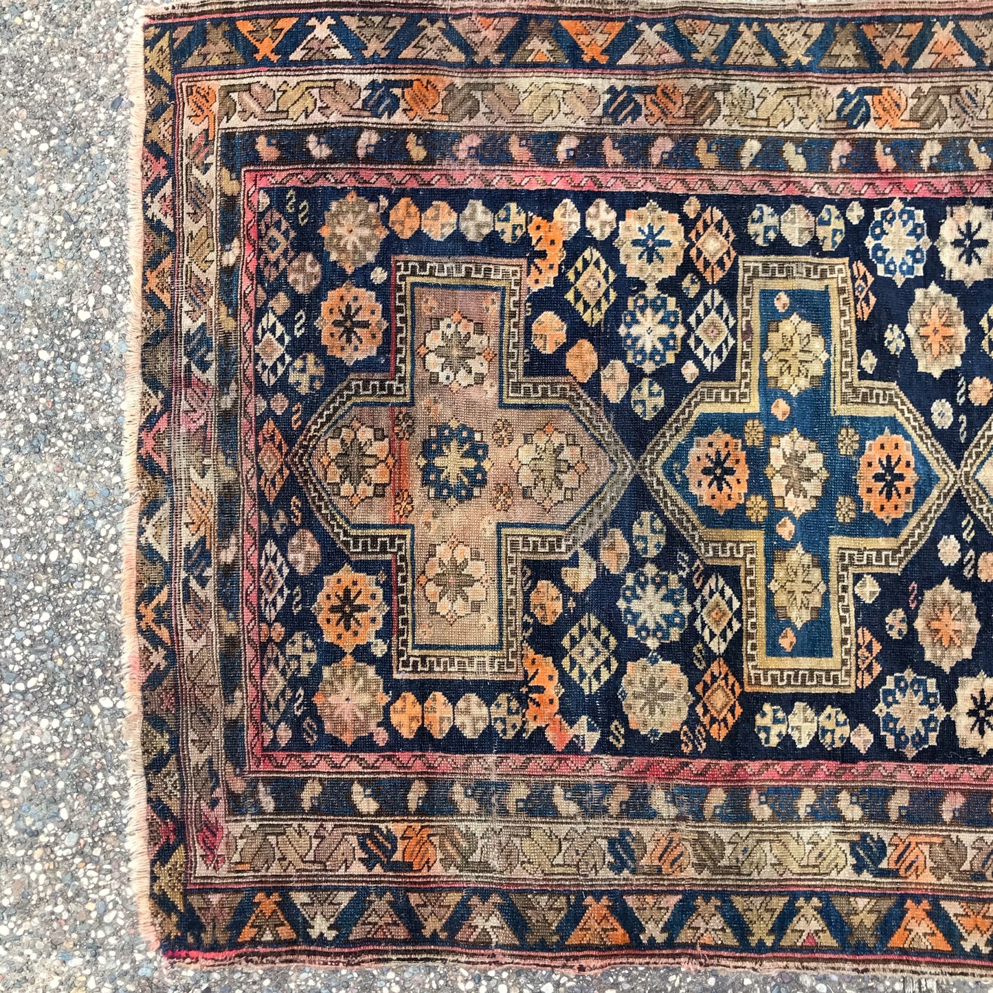 “REMINGTON” Antique Hand-knotted Rug (4.9 x 3.9)