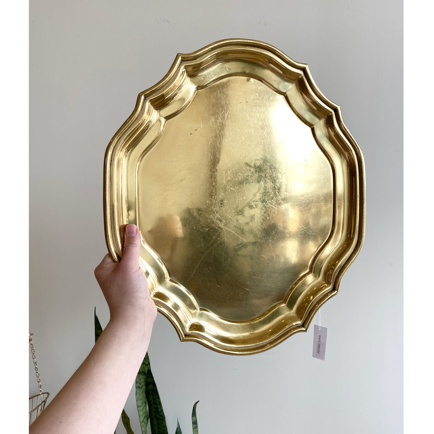 Vintage Decorative Brass Tray