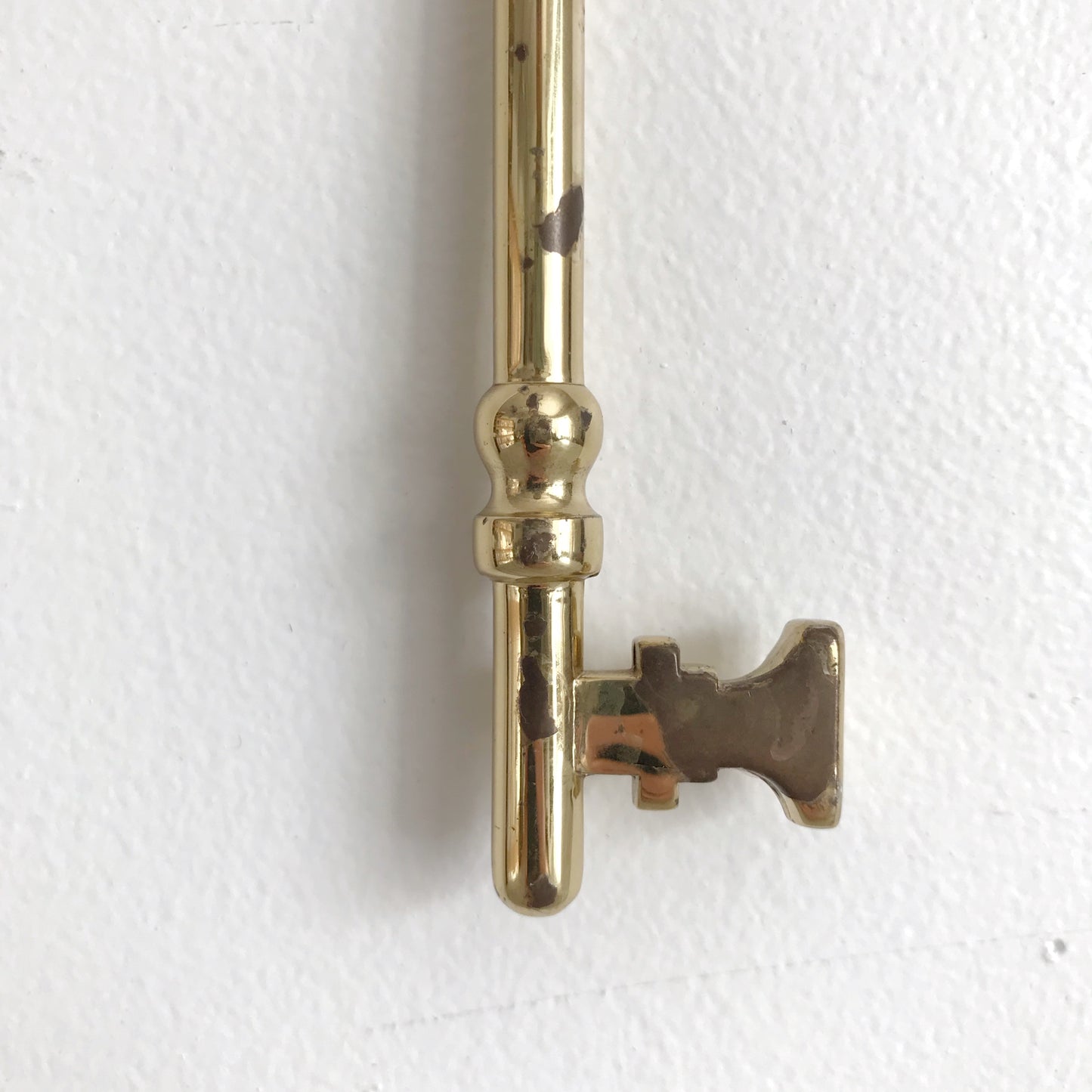 Large Vintage Brass Skeleton Key