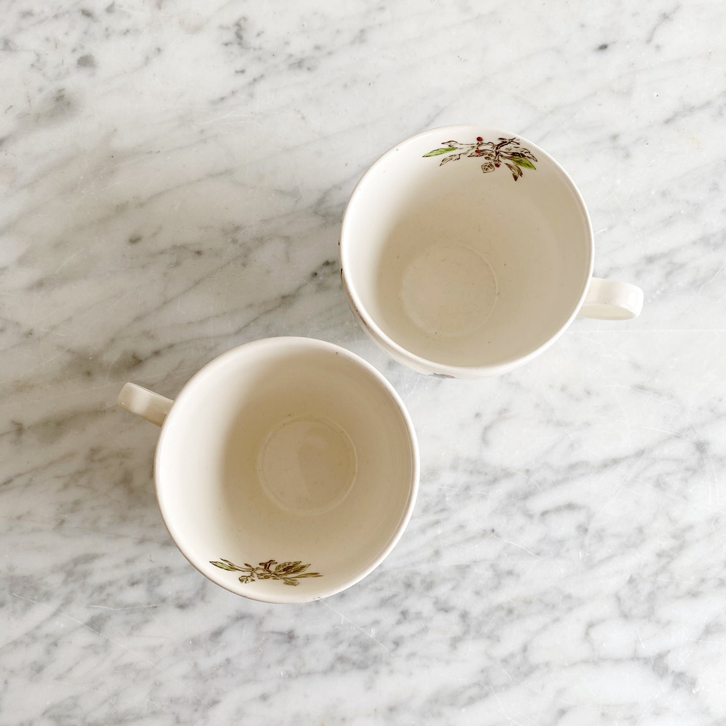 Pair of Vintage Pheasant Mugs