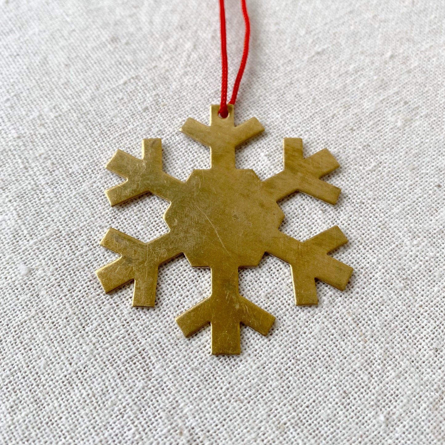 Brass Snowflake Ornament, Choose