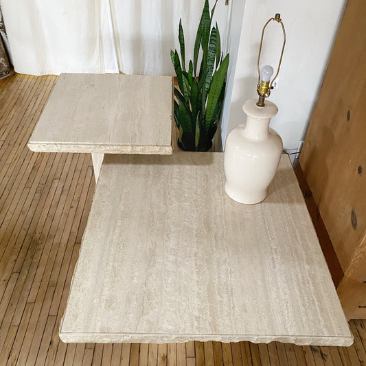 Vintage Travertine Marble Table, Choose