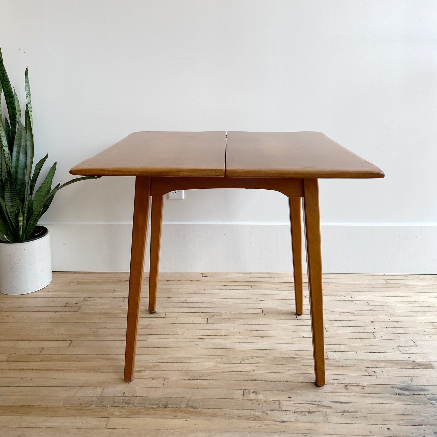 Vintage Folding Maple Game Table